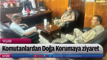 Komutanlardan Doğa Korumaya ziyaret 
