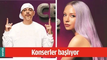 KONSERLER BAŞLIYOR