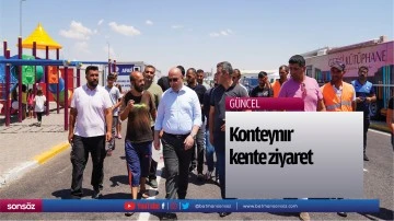 Konteynır kente ziyaret