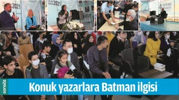 KONUK YAZARLARA BATMAN İLGİSİ