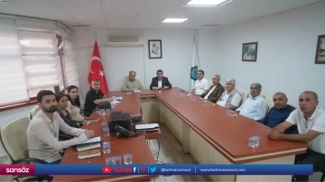 Kooperatif ve odaların temsilcileri ağırlandı