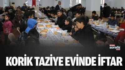 Korik Taziye Evinde iftar