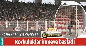 KORKULUKLAR İNMEYE BAŞLADI