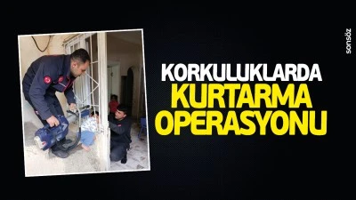 Korkuluklarda kurtarma operasyonu