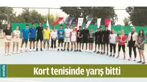 KORT TENİSİNDE YARIŞ BİTTİ