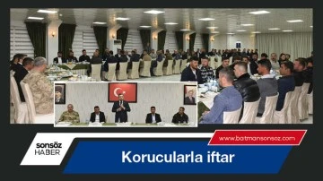 Korucularla iftar