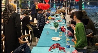 Koruma altındaki &ccedil;ocuklara s&uuml;rpriz