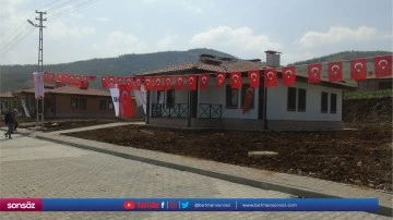 K&ouml;y evleri depremzedelere teslim ediliyor