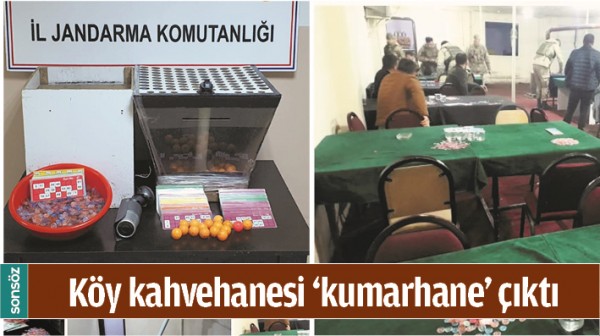 K&Ouml;Y KAHVEHANESİ &lsquo;KUMARHANE&rsquo; &Ccedil;IKTI