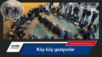 K&ouml;y k&ouml;y geziyorlar