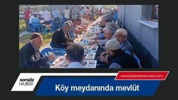 K&ouml;y meydanında mevl&uuml;t
