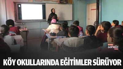 K&ouml;y okullarında eğitimler s&uuml;r&uuml;yor