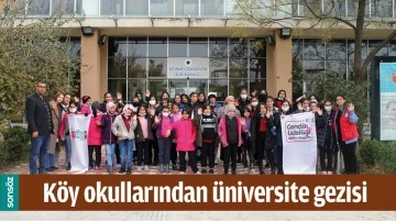 K&Ouml;Y OKULLARINDAN &Uuml;NİVERSİTE GEZİSİ