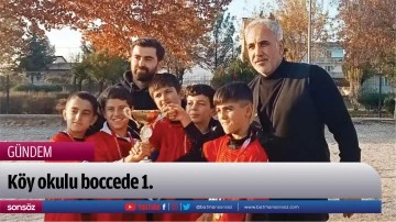 K&ouml;y okulu boccede 1.