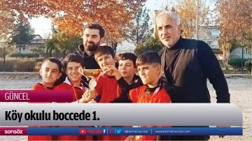 K&ouml;y okulu boccede 1.