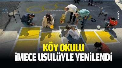K&ouml;y okulu, İMECE usul&uuml;yle yenilendi