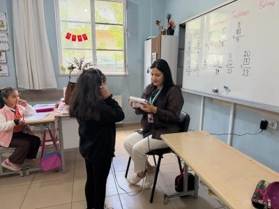 K&ouml;y okulu minikleri taramadan ge&ccedil;ti