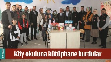 K&Ouml;Y OKULUNA K&Uuml;T&Uuml;PHANE KURDULAR