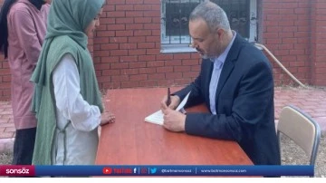 K&ouml;y okulunda arkadaş konferansı