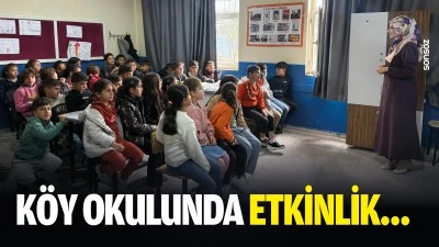 K&ouml;y okulunda etkinlik&hellip;