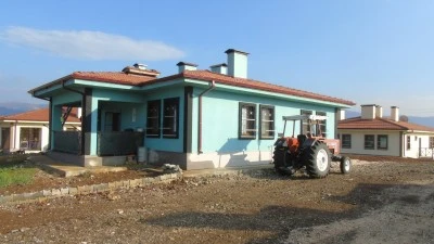 K&ouml;y tipi afet konutlarında yaşam başladı