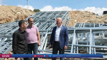 K&ouml;y tipi afet konutlarını inceledi