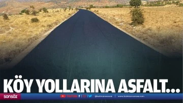 K&ouml;y yollarına asfalt&hellip;