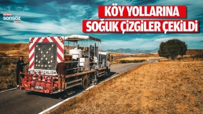 K&ouml;y yollarına soğuk &ccedil;izgiler &ccedil;ekildi