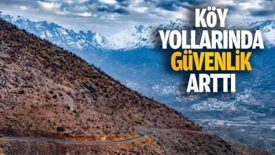K&ouml;y yollarında g&uuml;venlik arttı