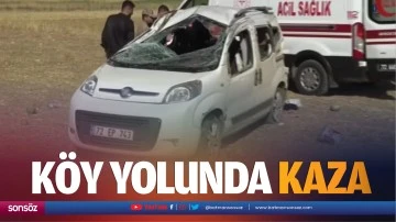 K&ouml;y yolunda kaza