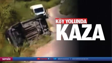 K&ouml;y yolunda kaza