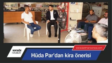 H&uuml;da Par&rsquo;dan kira &ouml;nerisi