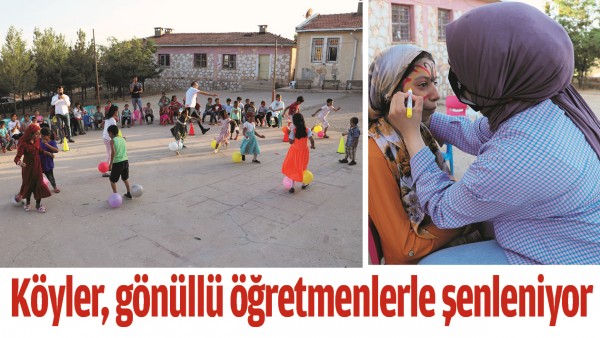 K&Ouml;YLER, G&Ouml;N&Uuml;LL&Uuml; &Ouml;ĞRETMENLERLE ŞENLENİYOR