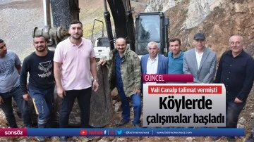 K&ouml;ylerde &ccedil;alışmalar başladı