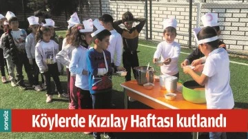 K&Ouml;YLERDE KIZILAY HAFTASI KUTLANDI