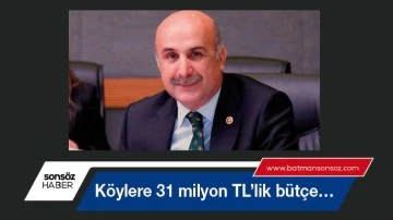 K&ouml;ylere 31 milyon TL&rsquo;lik b&uuml;t&ccedil;e&hellip;	