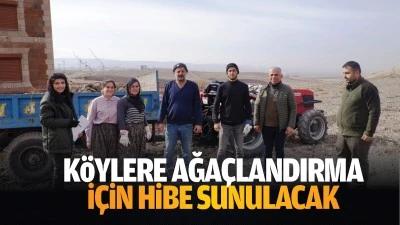 K&ouml;ylere ağa&ccedil;landırma i&ccedil;in hibe sunulacak