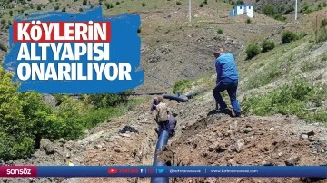 K&ouml;ylerin altyapısı onarılıyor