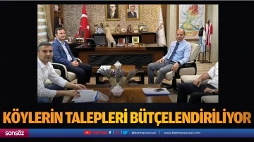 K&ouml;ylerin talepleri b&uuml;t&ccedil;elendiriliyor