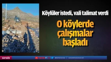 K&ouml;yl&uuml;ler istedi, vali talimat verdi