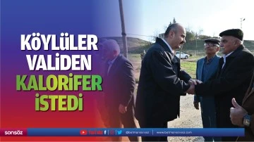 K&ouml;yl&uuml;ler validen kalorifer istedi