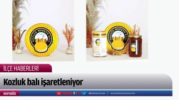 Kozluk balı işaretleniyor 
