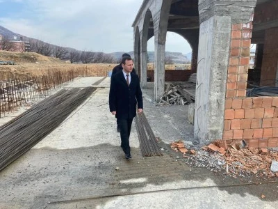 Kozluk Caminin inşaatı hızlandı