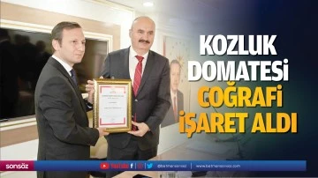 Kozluk Domatesi, coğrafi işaret aldı