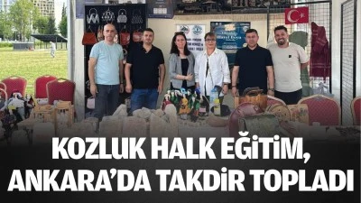 Kozluk Halk Eğitim, Ankara&rsquo;da takdir topladı
