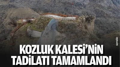 Kozluk Kalesi&rsquo;nin tadilatı tamamlandı