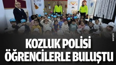 Kozluk Polisi, &ouml;ğrencilerle buluştu