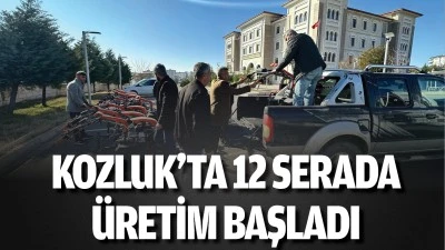 Kozluk&rsquo;ta 12 serada &uuml;retim başladı