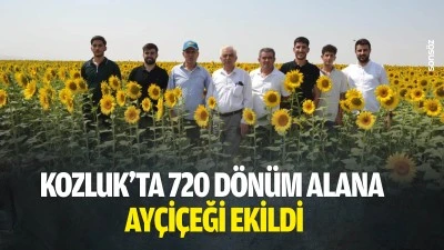 Kozluk&rsquo;ta 720 d&ouml;n&uuml;m alana ay&ccedil;i&ccedil;eği ekildi