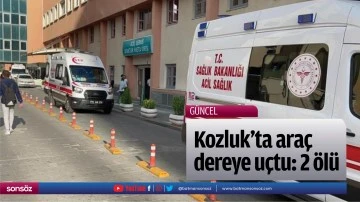 Kozluk&rsquo;ta ara&ccedil; dereye u&ccedil;tu: 2 &ouml;l&uuml;
